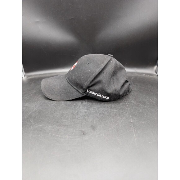 UMBRELLA CORP Adjustable Embroidered Logo BLACK Baseball Hat Resident Evil - Picture 2 of 5